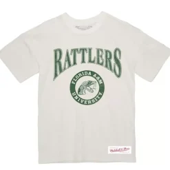 Mitchell & Ness T-Shirts & Tops-Arched Logo Lockup Slub Tee Florida A&M University