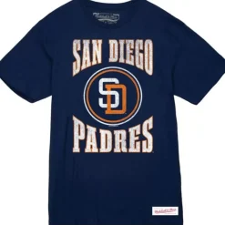 Mitchell & Ness T-Shirts & Tops-Arched Logo Slub Tee San Diego Padres