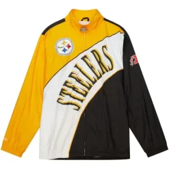Mitchell & Ness Jackets & Outerwear-Arched Retro Lined Windbreaker Pittsburgh Steelers