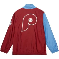 Mitchell & Ness Jackets & Outerwear-Arched Retro Lined Windbreaker Philadelphia Phillies