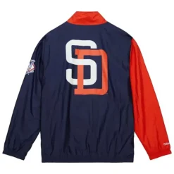 Mitchell & Ness Jackets & Outerwear-Arched Retro Lined Windbreaker San Diego Padres