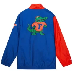 Mitchell & Ness Jackets & Outerwear-Arched Retro Lined Windbreaker University Of Florida