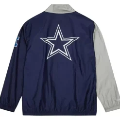 Mitchell & Ness Jackets & Outerwear-Arched Retro Lined Windbreaker Dallas Cowboys