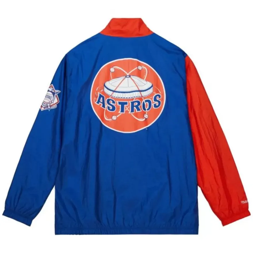Mitchell & Ness Jackets & Outerwear-Arched Retro Lined Windbreaker Houston Astros