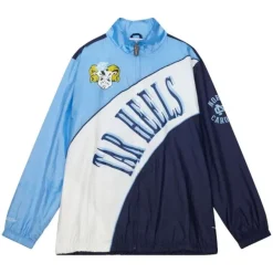 Mitchell & Ness Jackets & Outerwear-Arched Retro Lined Windbreaker University Of North Carolina