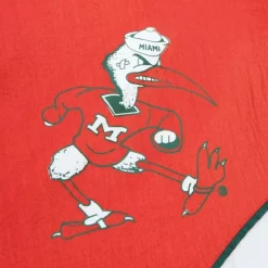 Mitchell & Ness Jackets & Outerwear-Arched Retro Lined Windbreaker University Of Miami