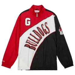 Mitchell & Ness Jackets & Outerwear-Arched Retro Lined Windbreaker University Of Georgia