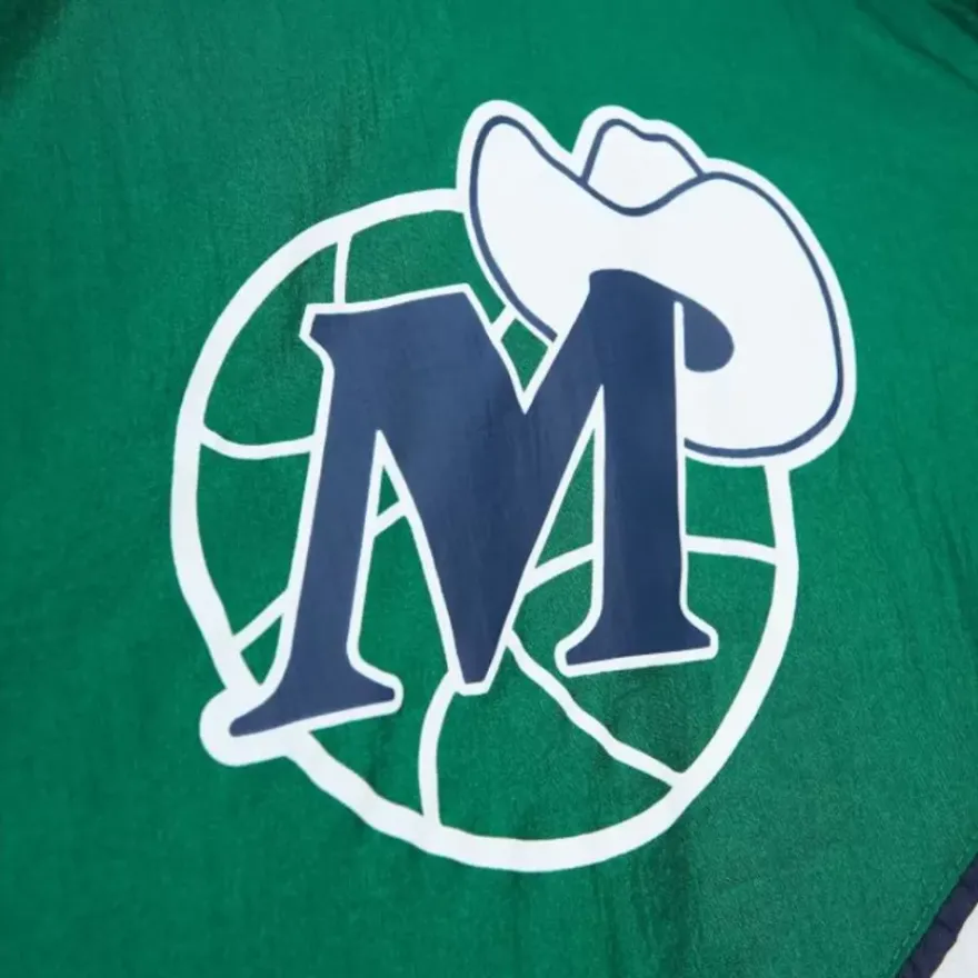 Mitchell & Ness Jackets & Outerwear-Arched Retro Lined Windbreaker Dallas Mavericks