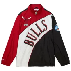 Mitchell & Ness Jackets & Outerwear-Arched Retro Lined Windbreaker Chicago Bulls