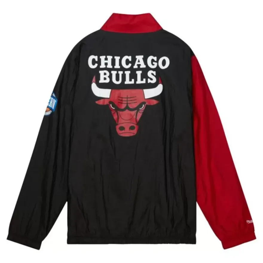 Mitchell & Ness Jackets & Outerwear-Arched Retro Lined Windbreaker Chicago Bulls