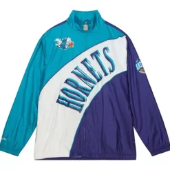 Mitchell & Ness Jackets & Outerwear-Arched Retro Lined Windbreaker Charlotte Hornets