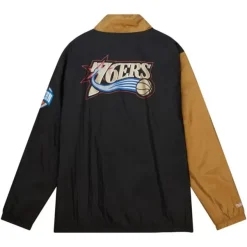 Mitchell & Ness Jackets & Outerwear-Arched Retro Lined Windbreaker Philadelphia 76Ers