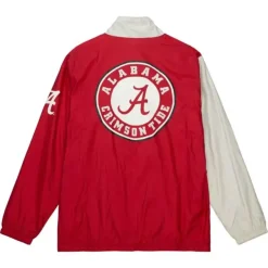 Mitchell & Ness Jackets & Outerwear-Arched Retro Lined Windbreaker University Of Alabama