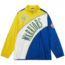 Mitchell & Ness Jackets & Outerwear-Arched Retro Lined Windbreaker Golden State Warriors