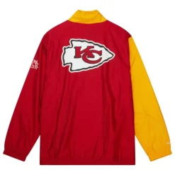 Mitchell & Ness Jackets & Outerwear-Arched Retro Lined Windbreaker Kansas City Chiefs