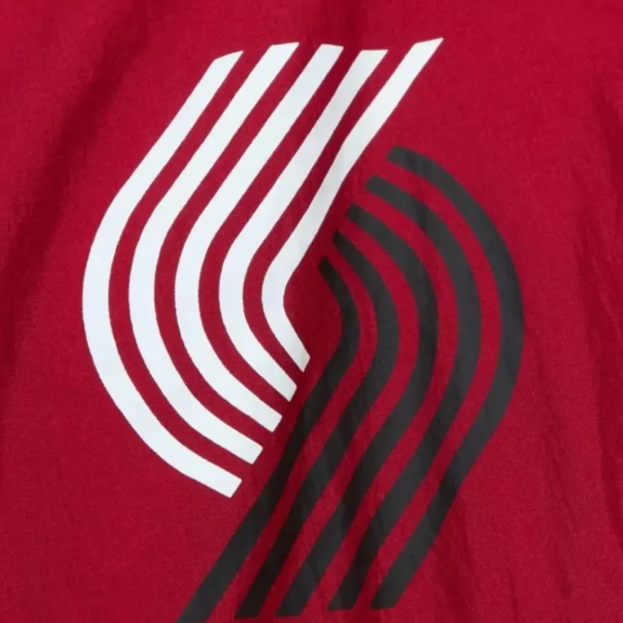 Mitchell & Ness Jackets & Outerwear-Arched Retro Lined Windbreaker Portland Trail Blazers