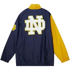 Mitchell & Ness Jackets & Outerwear-Arched Retro Lined Windbreaker University Of Notre Dame