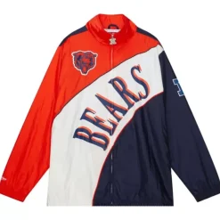Mitchell & Ness Jackets & Outerwear-Arched Retro Lined Windbreaker Chicago Bears