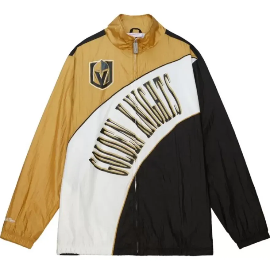 Mitchell & Ness Jackets & Outerwear-Arched Retro Lined Windbreaker Vegas Golden Knights
