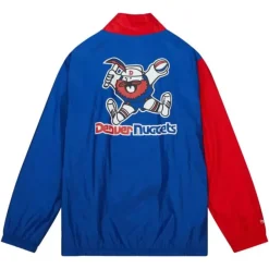 Mitchell & Ness Jackets & Outerwear-Arched Retro Lined Windbreaker Denver Nuggets