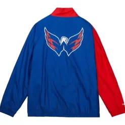 Mitchell & Ness Jackets & Outerwear-Arched Retro Lined Windbreaker Washington Capitals