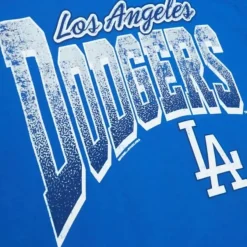 Mitchell & Ness T-Shirts & Tops-Arched Vintage Logo Tee Los Angeles Dodgers