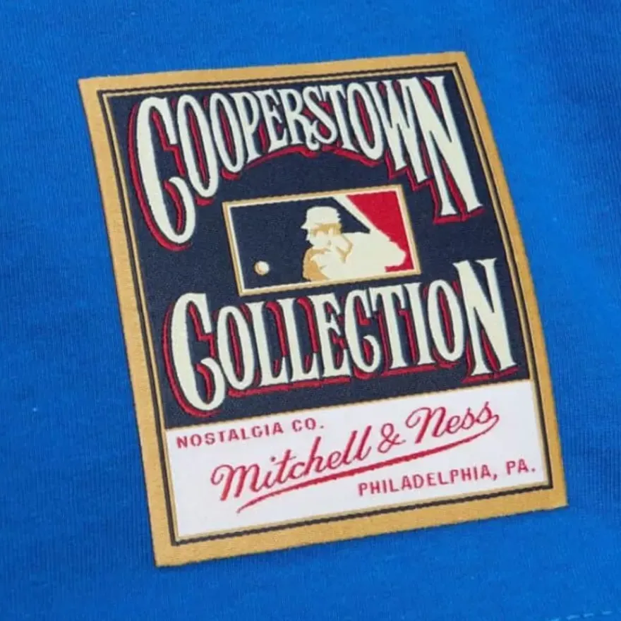 Mitchell & Ness T-Shirts & Tops-Arched Vintage Logo Tee Texas Rangers