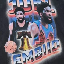 Mitchell & Ness T-Shirts & Tops-Asg Concert Tee Players Association Joel Embiid