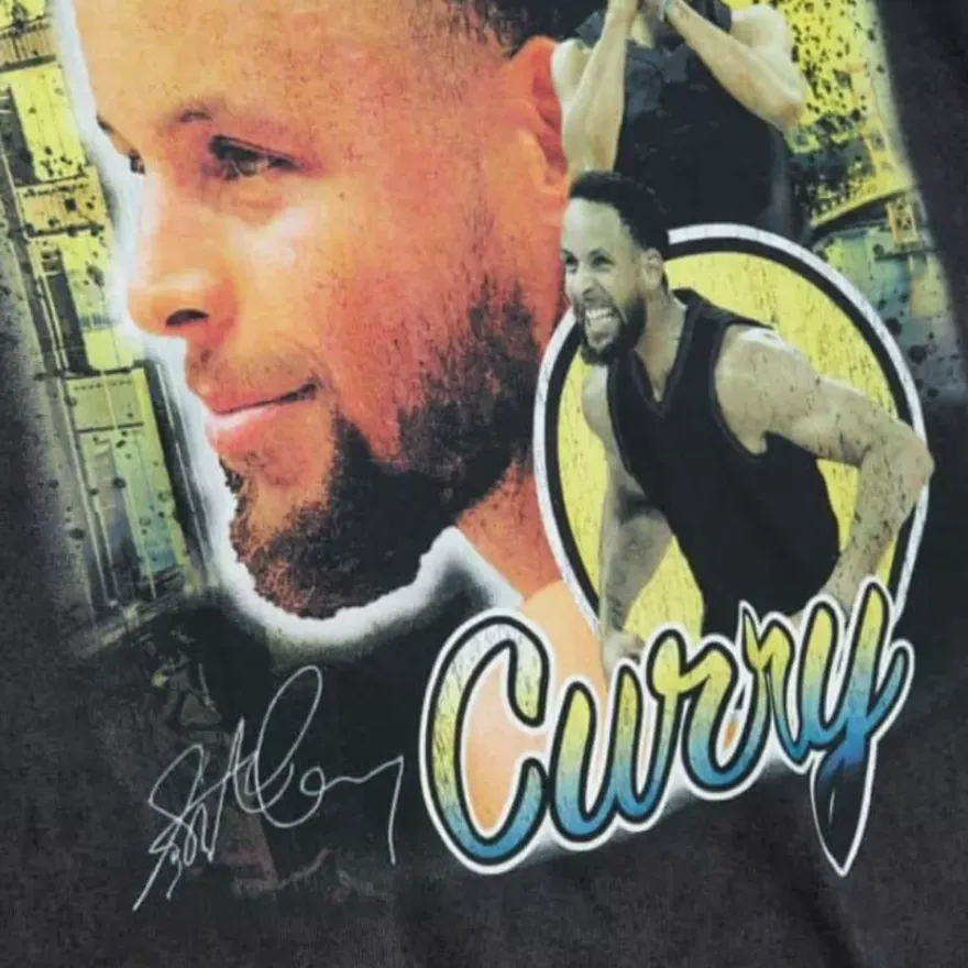 Mitchell & Ness T-Shirts & Tops-Asg Concert Tee Players Association Stephen Curry