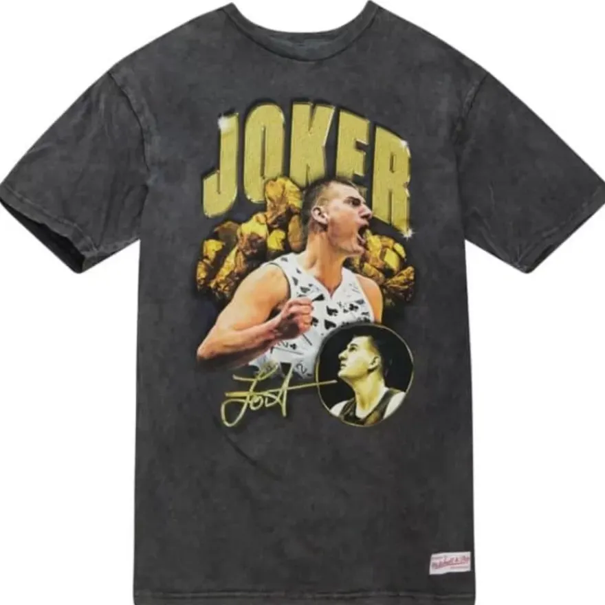 Mitchell & Ness T-Shirts & Tops-Asg Concert Tee Players Association Nikola Jokic