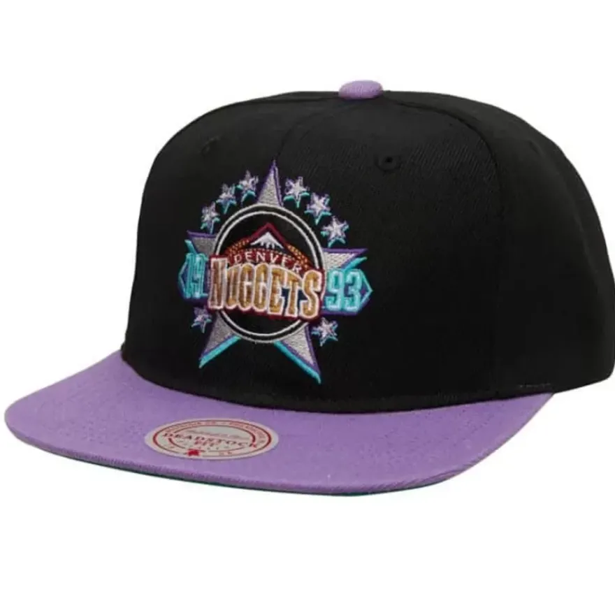 Mitchell & Ness Snapback-Asg Two Tone Deadstock Snapback Hwc Denver Nuggets