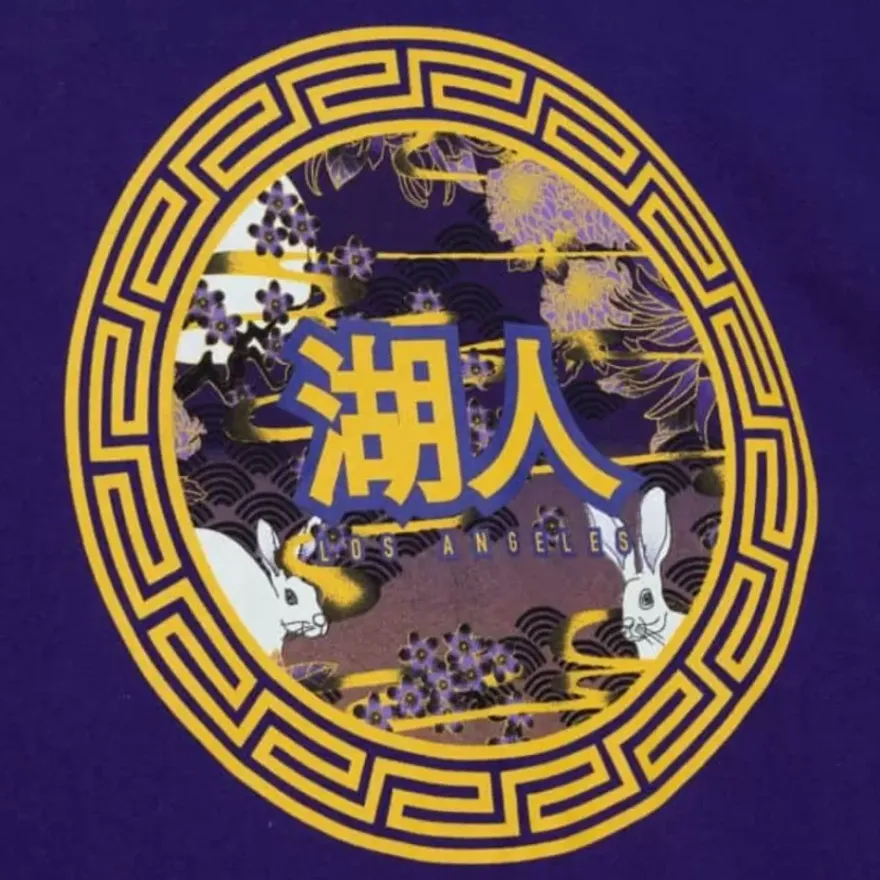 Mitchell & Ness T-Shirts & Tops-Asian Heritage Ss Tee 5.0 Los Angeles Lakers
