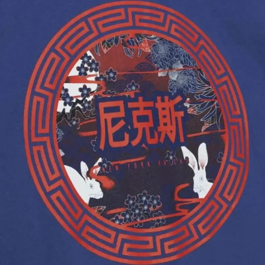 Mitchell & Ness T-Shirts & Tops-Asian Heritage Ss Tee 5.0 New York Knicks