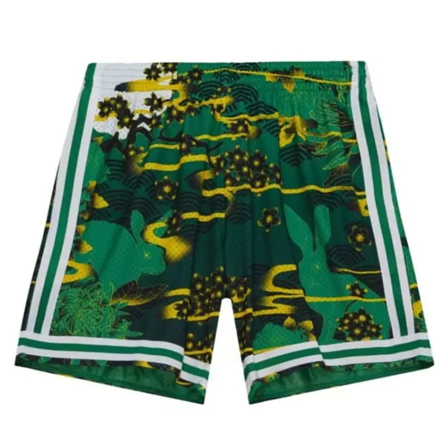 Mitchell & Ness Shorts-Asian Heritage Swingman Boston Celtics 1985 Shorts 5.0