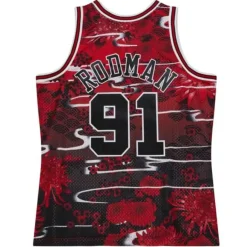 Mitchell & Ness Nba Swingman-Asian Heritage Swingman Dennis Rodman Chicago Bulls 1997-98 Jersey 5.0