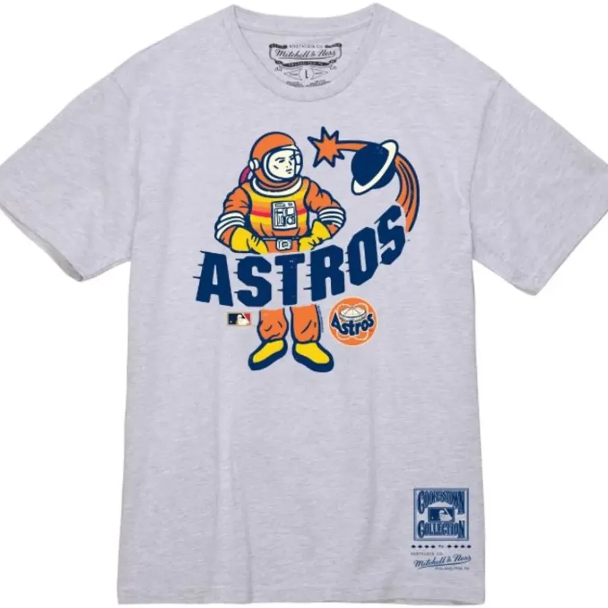 Mitchell & Ness T-Shirts & Tops-Astro-Naught Tee Houston Astros