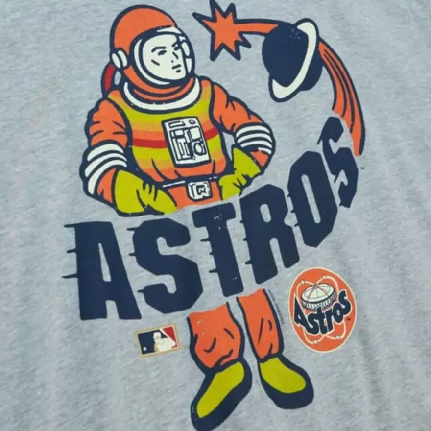 Mitchell & Ness T-Shirts & Tops-Astro-Naught Tee Houston Astros