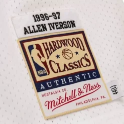 Mitchell & Ness Nba Authentic-Authentic Allen Iverson Philadelphia 76Ers 1996-97 Jersey