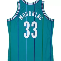 Mitchell & Ness Nba Authentic-Authentic Alonzo Mourning Charlotte Hornets Road 1992-93 Jersey