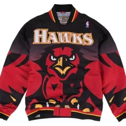 Mitchell & Ness Jackets & Outerwear-Authentic Atlanta Hawks 1995-96 Warm Up Jacket