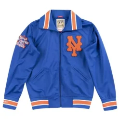 Mitchell & Ness Jackets & Outerwear-Authentic Bp Jacket New York Mets 1986