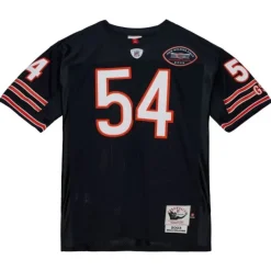 Mitchell & Ness Nfl Authentic-Authentic Brian Urlacher Chicago Bears Dark 2003 Jersey