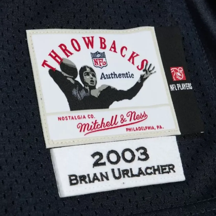 Mitchell & Ness Nfl Authentic-Authentic Brian Urlacher Chicago Bears Dark 2003 Jersey