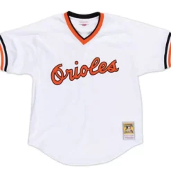 Mitchell & Ness Mlb Authentic-Authentic Cal Ripken Jr Baltimore Orioles 1985 Pullover Jersey