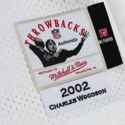 Mitchell & Ness Nfl Authentic-Authentic Charles Woodson Oakland Raiders Super Bowl 2002 Jersey