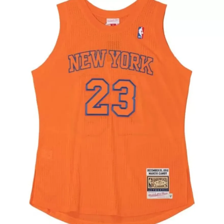 Mitchell & Ness Nba Authentic-Authentic Christmas Day Marcus Camby New York Knicks 2012-13 Jersey