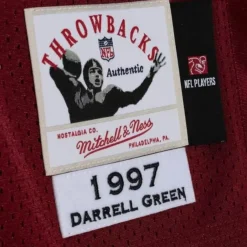 Mitchell & Ness Nfl Authentic-Authentic Darrell Green Washington Football Team 1997 Jersey