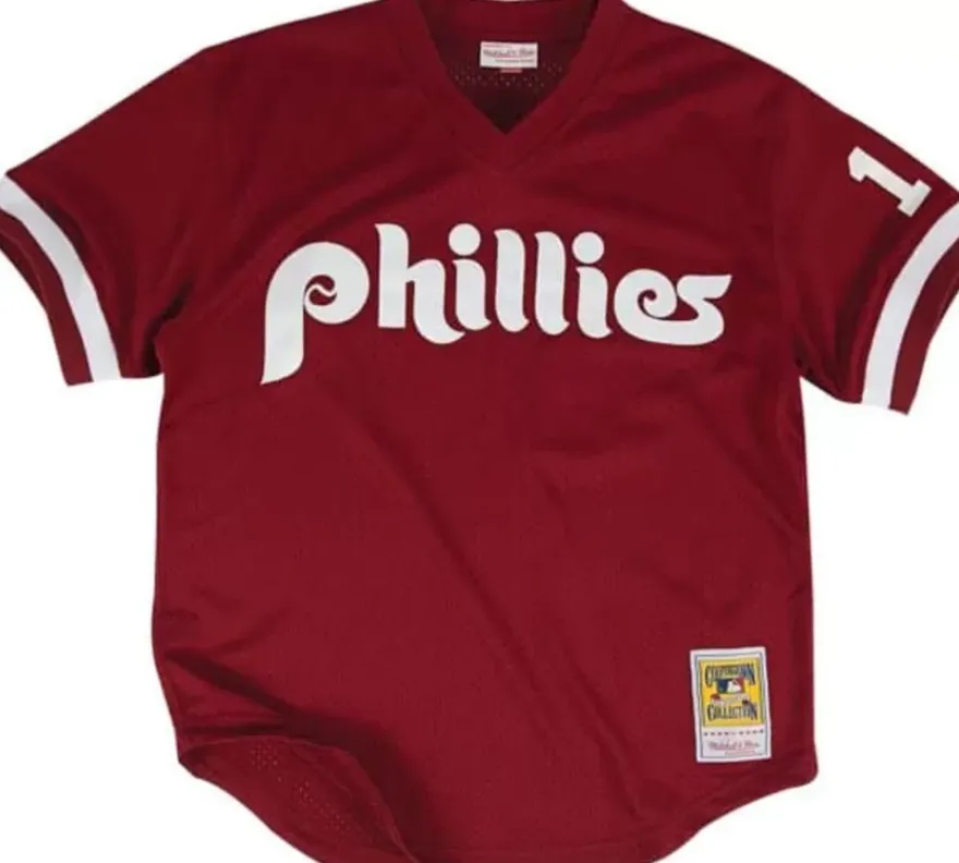 Mitchell & Ness Mlb Authentic-Authentic Darren Daulton Philadelphia Phillies 1991 Pullover Jersey