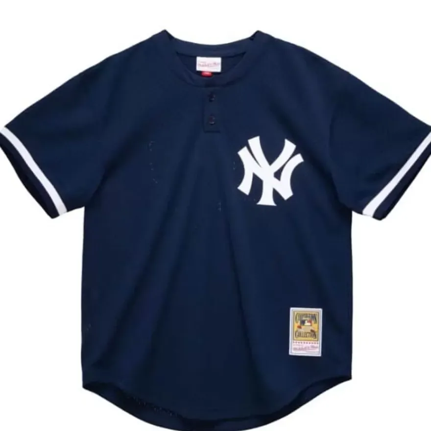 Mitchell & Ness Mlb Authentic-Authentic Derek Jeter New York Yankees 1995 Pullover Jersey