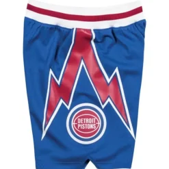 Mitchell & Ness Nba Authentic-Authentic Detroit Pistons Road 1978-79 Shorts